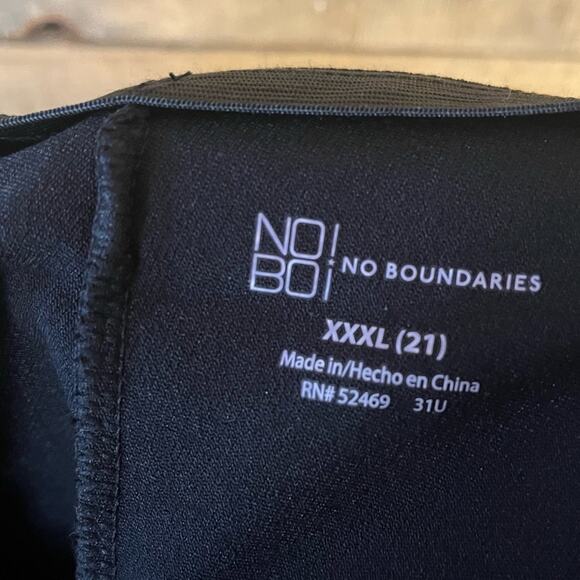 No Boundaries Black Pull On Skinny Fit Pants Size XXXL - Picture 12 of 12